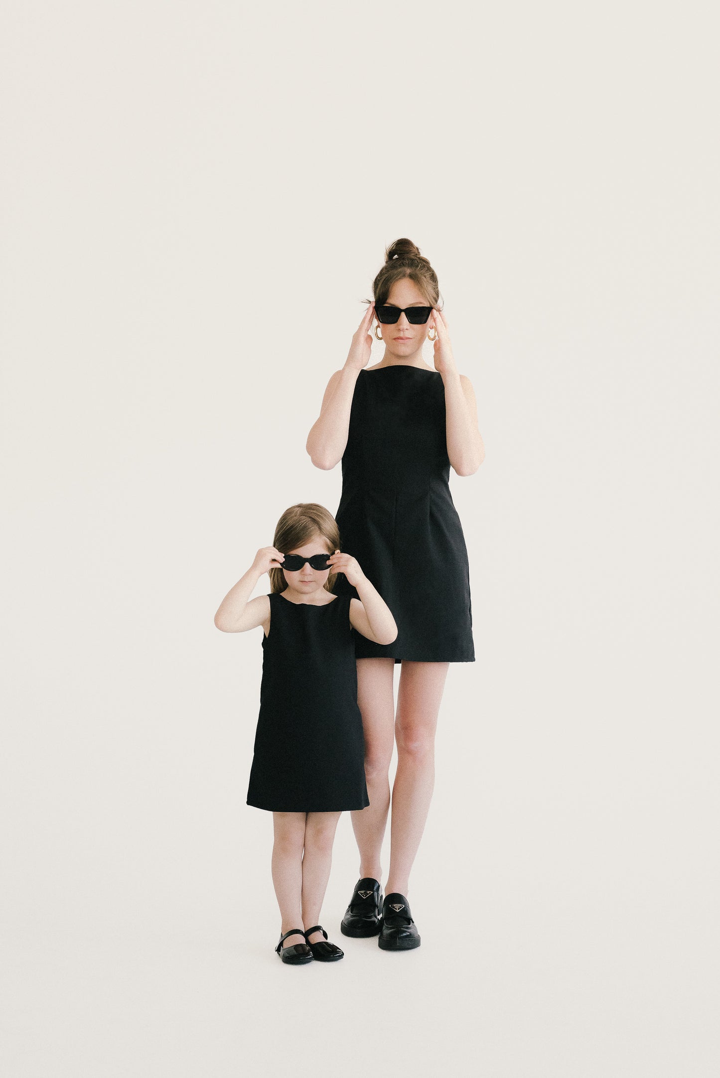 Mini black dress for women