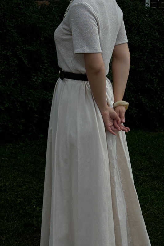 Organic cotton maxi skirt for women