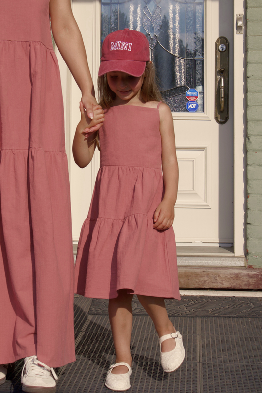 La robe maxi en coton pour filles